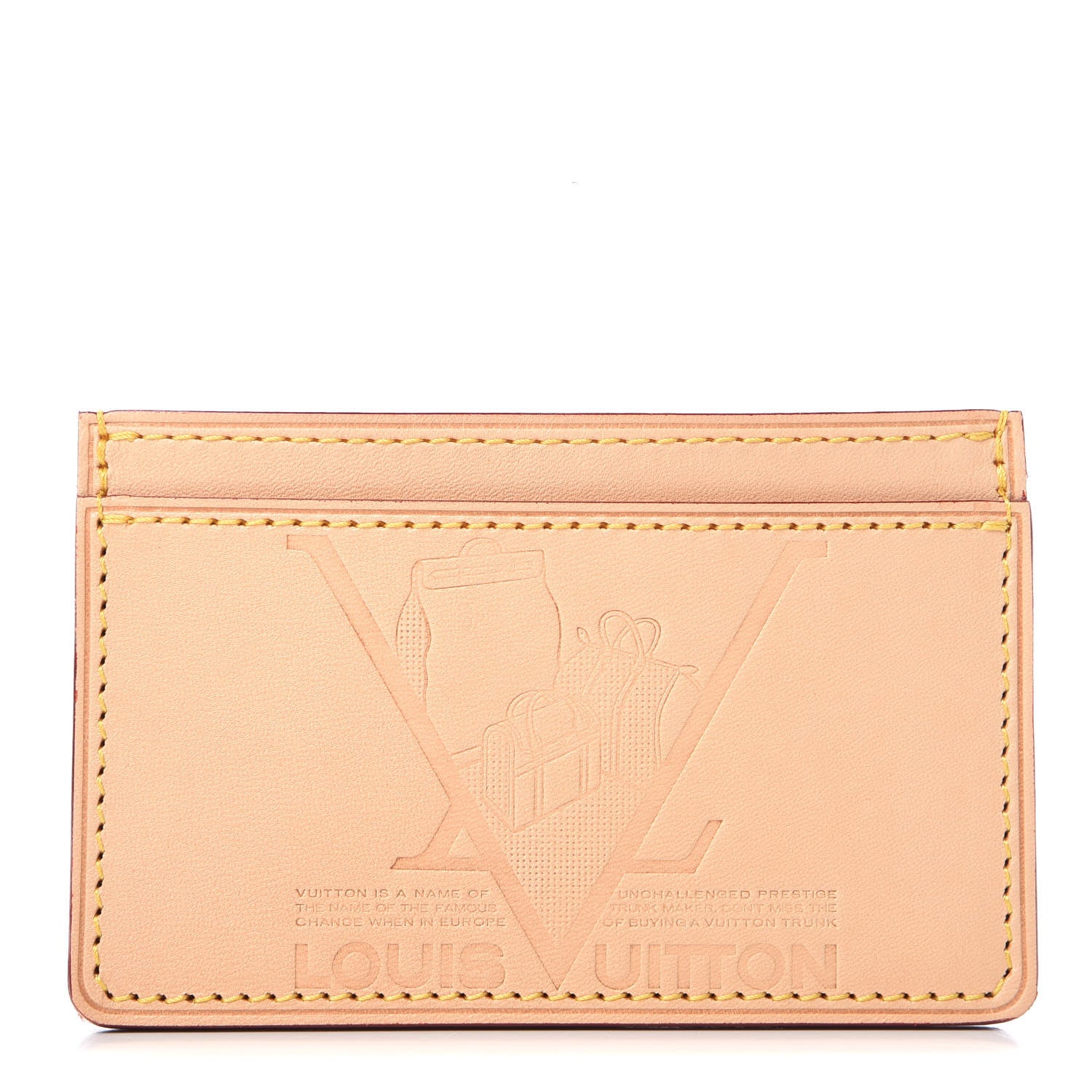 Louis Vuitton Vachetta Voyages Card Holder 1 of 7
