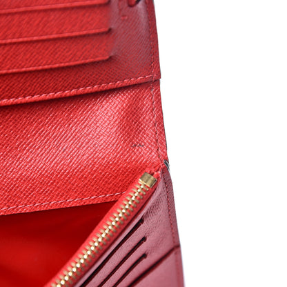 Louis Vuitton Damier Ebene Insolite Wallet Red 8 of 10