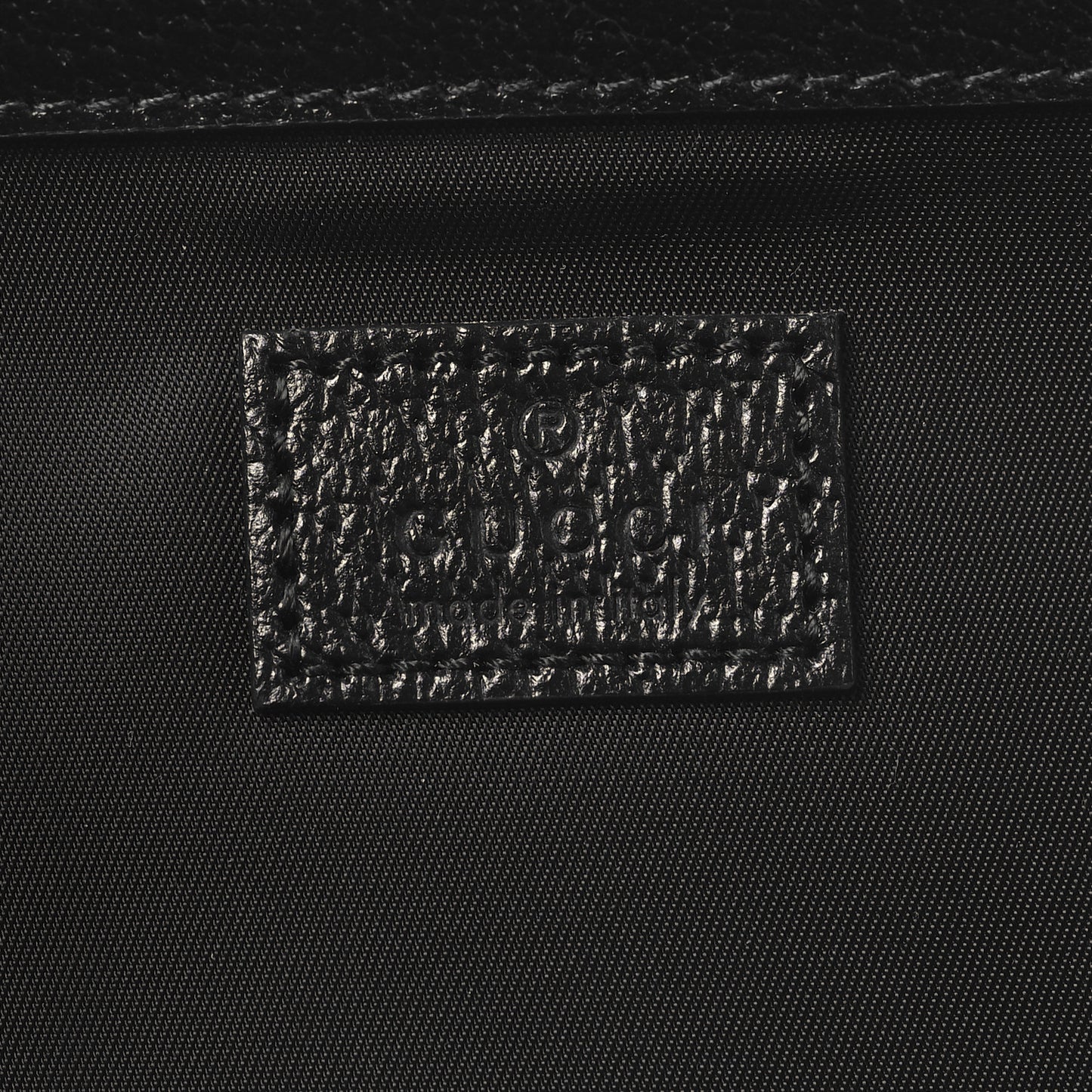 Canvas Monogram Jumbo GG Messenger Diaper Bag Black