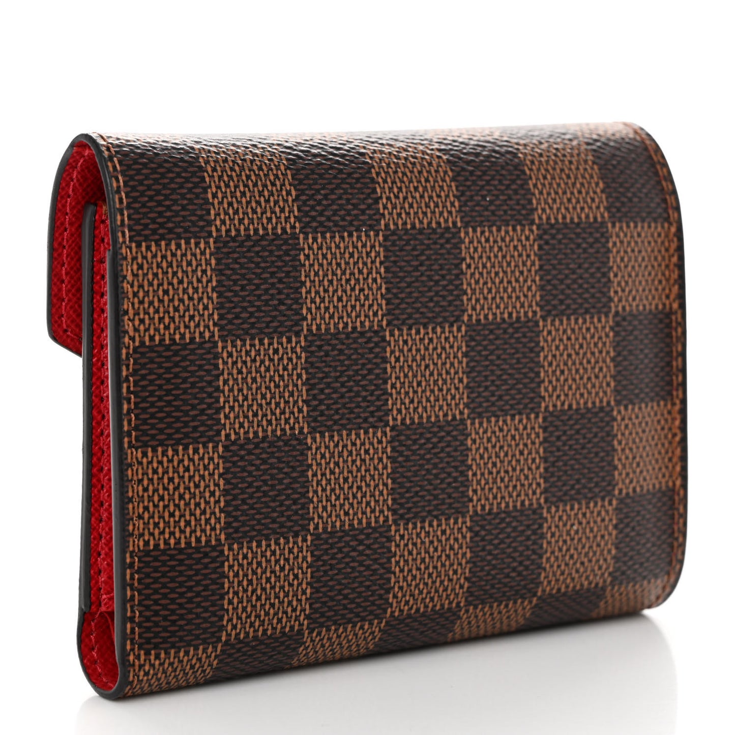 Damier Ebene Victorine Wallet Red