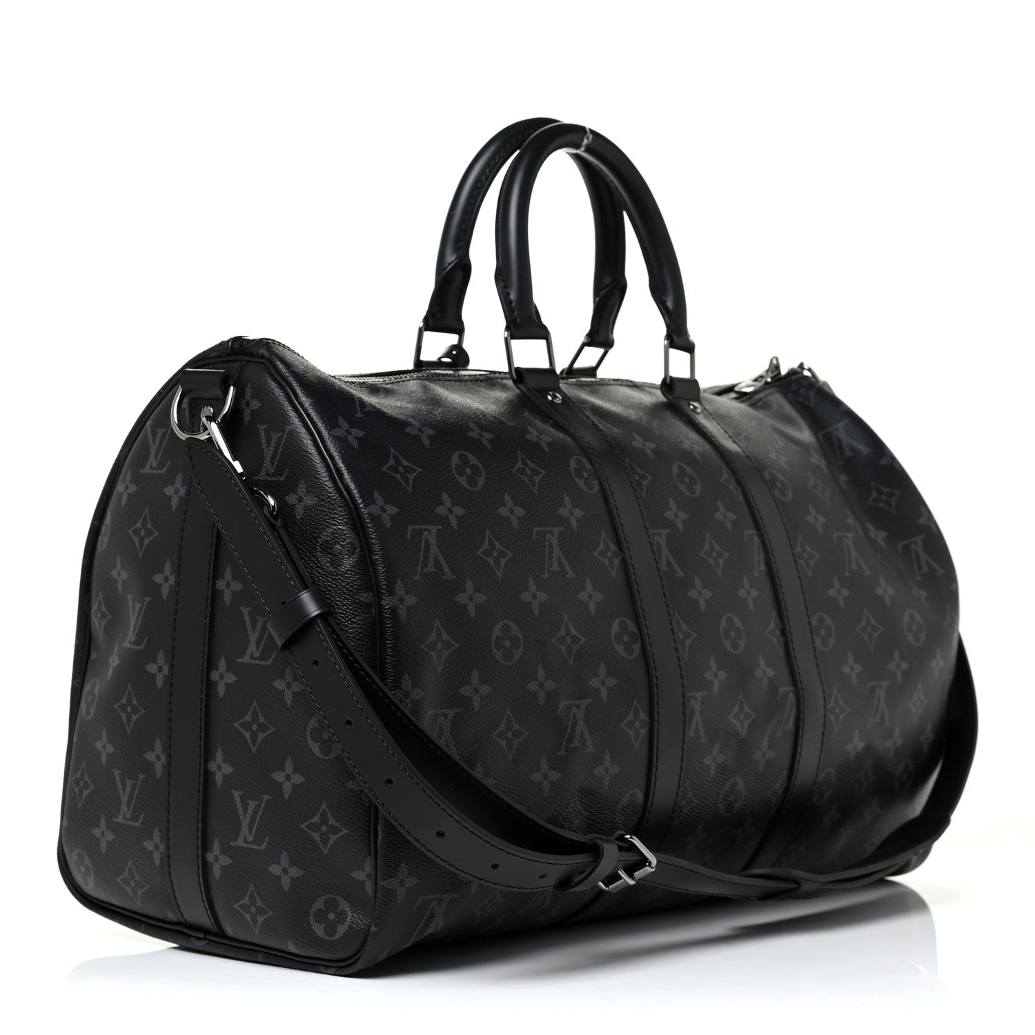 Louis Vuitton Monogram Eclipse Keepall Bandouliere 45 3 of 13
