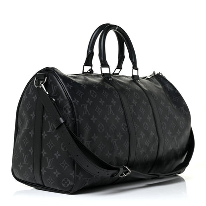 Louis Vuitton Monogram Eclipse Keepall Bandouliere 45 3 of 13