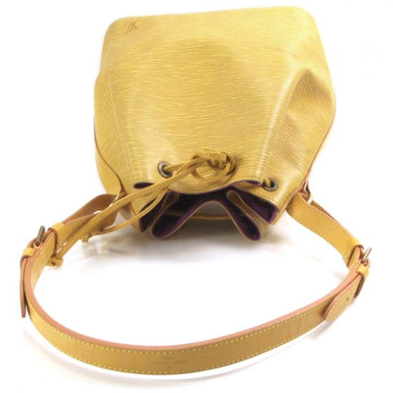 Louis Vuitton Epi Petit Noe Yellow 6 of 9