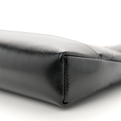 Chanel Shiny Crumpled Calfskin Quilted Nano 31 Shopping Bag Black 10 of 12