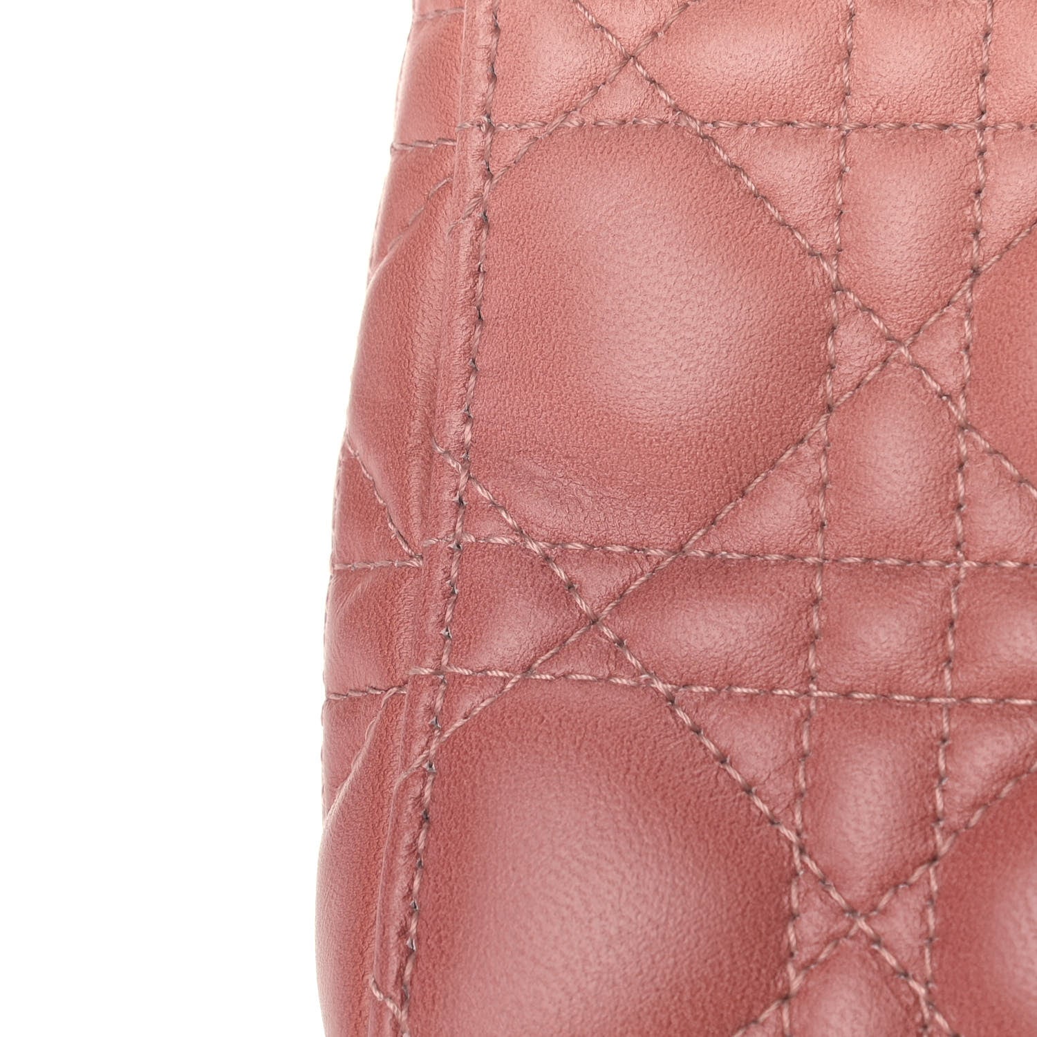 Christian Dior Lambskin Cannage Gradient Small My ABCDior Lady Dior Pink 7 of 7