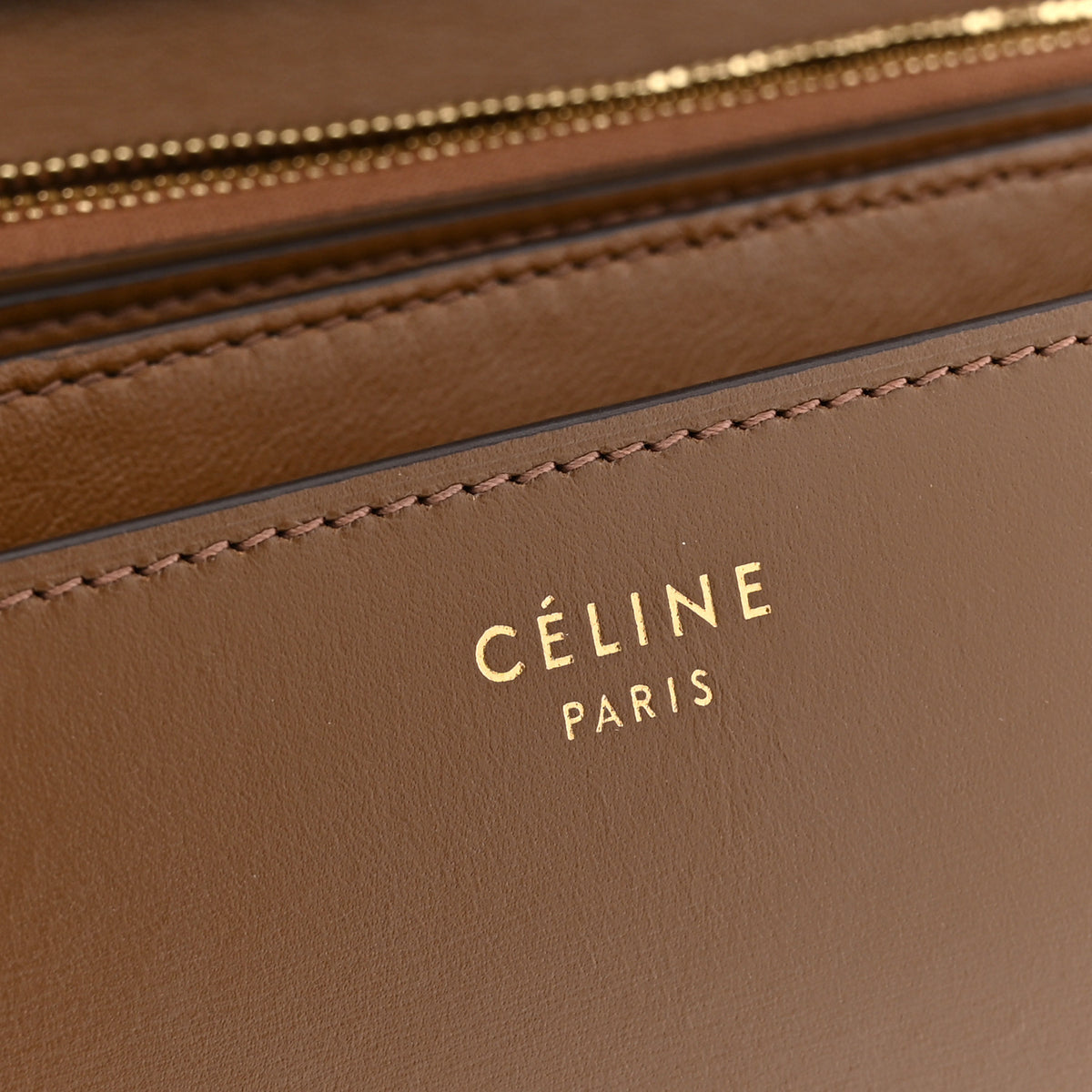 Celine Box Calfskin Medium Classic Box Flap Bag Camel 6 of 10