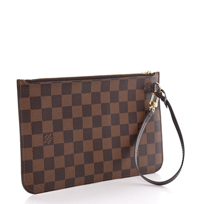 Louis Vuitton Damier Ebene Neverfull MM GM Pochette 3 of 8