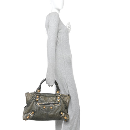 Balenciaga Agneau Giant 21 Gold Hardware Work Anthracite 2 of 14
