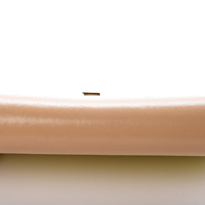 Chloe Grained Calfskin Lambskin Drew Long Wallet with Flap Yellow Beige 9 of 11