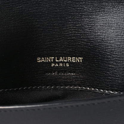 Saint Laurent Smooth Calfskin Monogram Phone Holder Crossbody Black 6 of 8