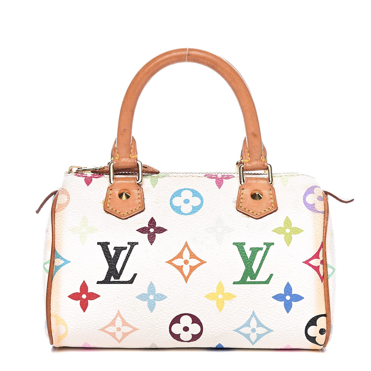Louis Vuitton Monogram Multicolor Mini Sac HL Speedy White 1 of 12