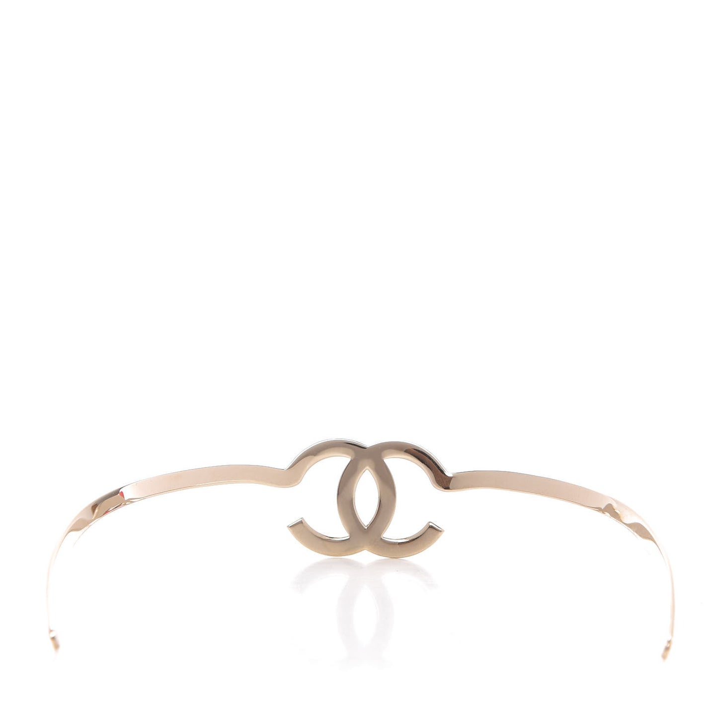 Metal CC Headband Light Gold