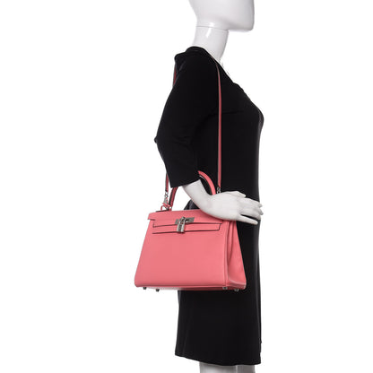 Hermes Evercolor Kelly Retourne 28 Rose D'Ete 2 of 13