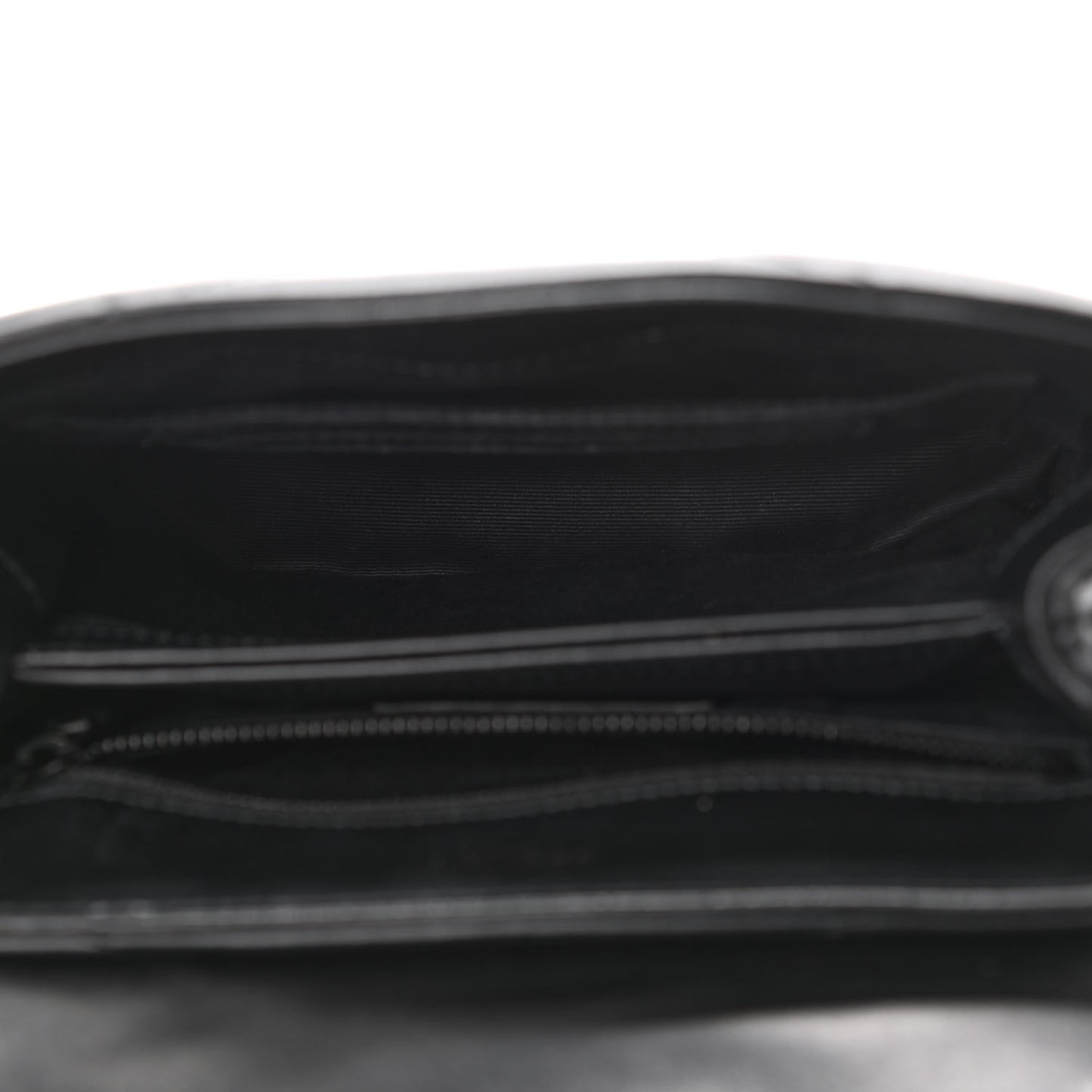 Calfskin Y Quilted Monogram Toy Loulou Crossbody Bag Black
