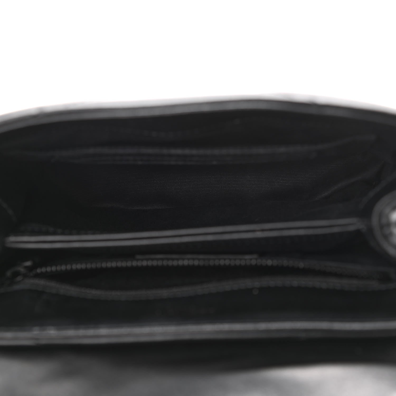 Saint Laurent Calfskin Y Quilted Monogram Toy Loulou Crossbody Bag Black 5 of 13