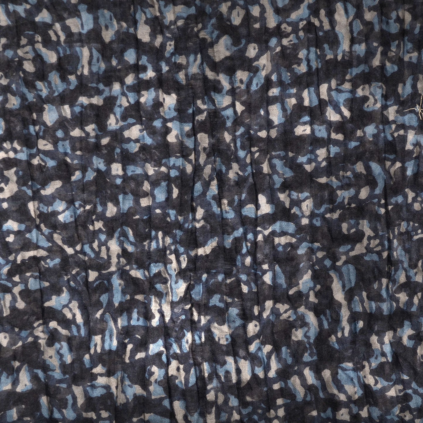 Cashmere Silk Lezard Etole Stole Blue