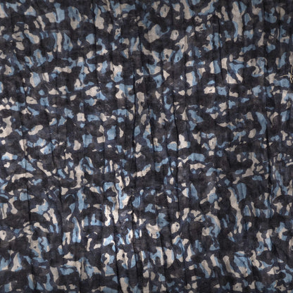 Louis Vuitton Cashmere Silk Lezard Etole Stole Blue 4 of 7