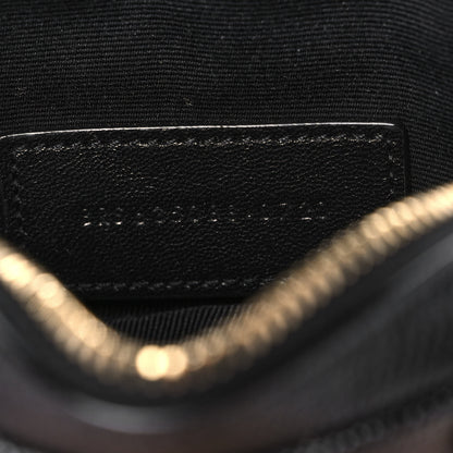 Saint Laurent Grain De Poudre Matelasse Monogram Baby Lou Camera Bag Black 7 of 11