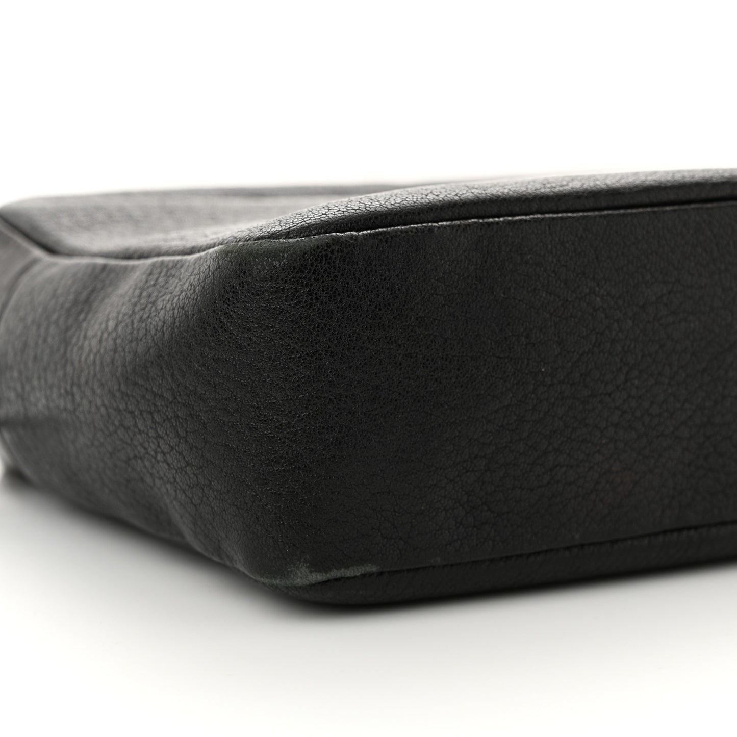 Lambskin Monogram Small Lou Camera Bag Black