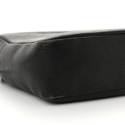 Saint Laurent Lambskin Monogram Small Lou Camera Bag Black 9 of 15