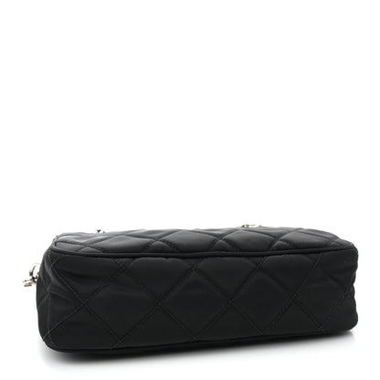 Prada Nylon Tessuto Impuntu Quilted Bandoliera Crossbody Bag Black 4 of 10