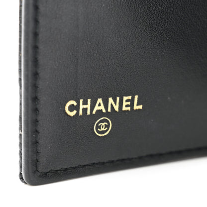 Chanel Lizard Small Golden Class Flap Wallet Black 6 of 8