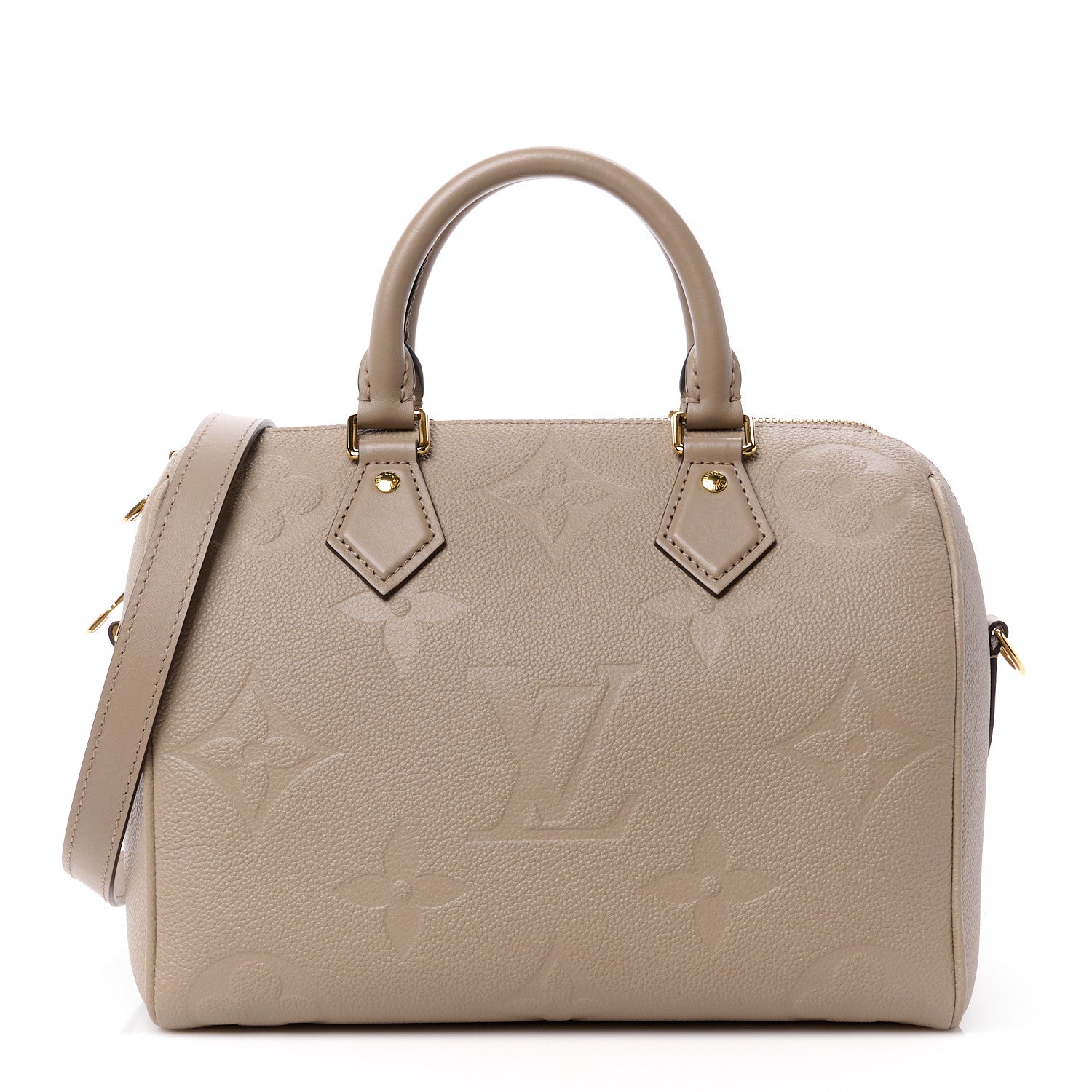 Louis Vuitton Empreinte Monogram Giant Speedy Bandouliere 25 Tourterelle 1 of 14