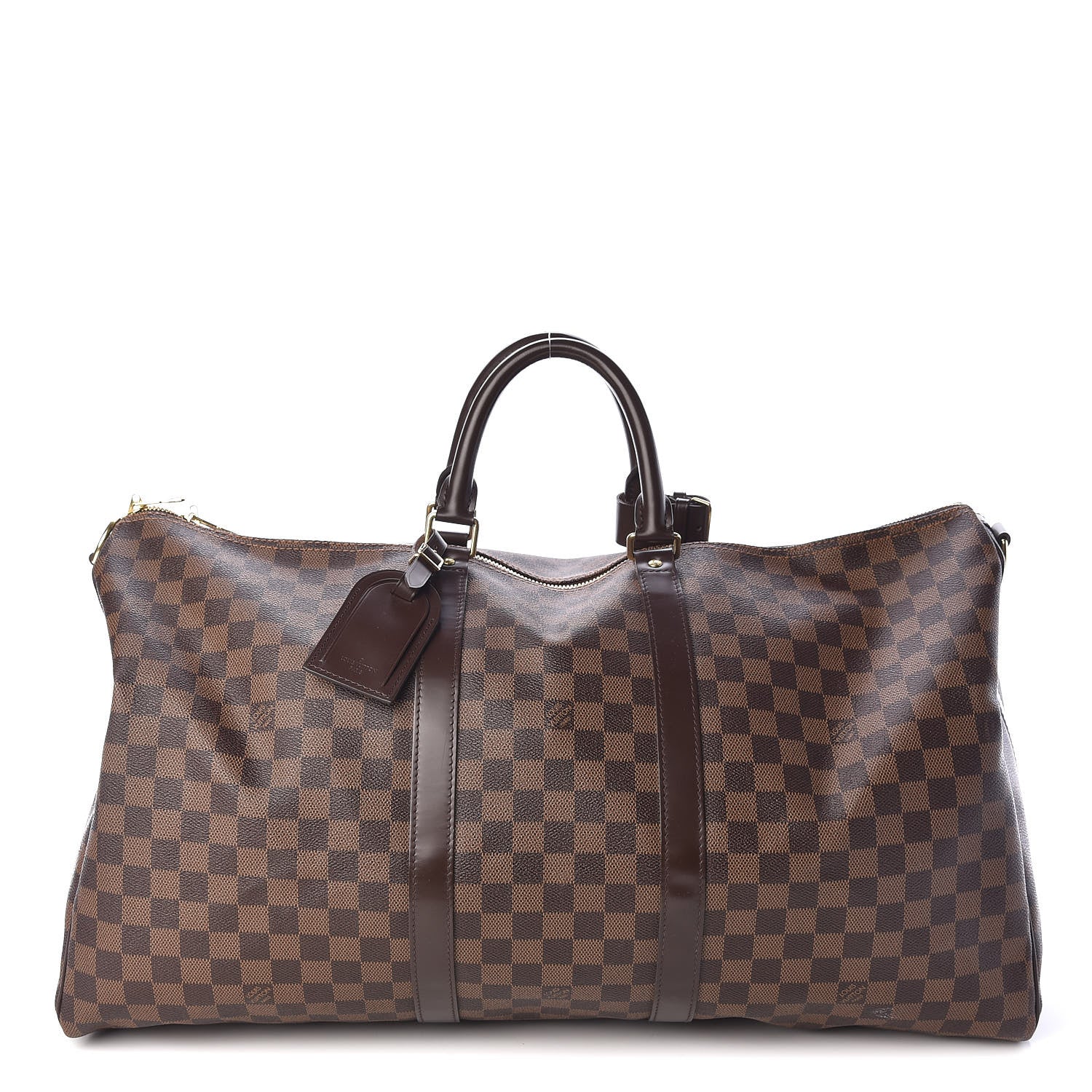 Louis Vuitton Damier Ebene Keepall Bandouliere 55 1 of 12