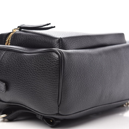 Gucci Pebbled Calfskin Soho Chain Backpack Black 7 of 9