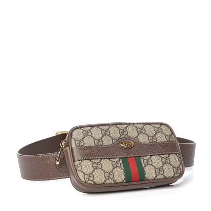 Gucci GG Supreme Monogram Web Ophidia Belted iPhone Case Dark Brown 4 of 10