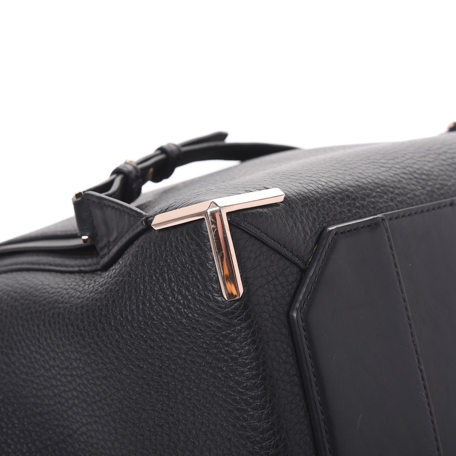 Alexander Wang Pebbled Calfskin Prisma Skeletal Backpack Black Rose Gold Hardware 7 of 11