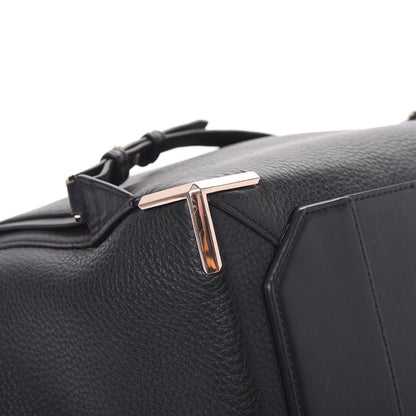 Alexander Wang Pebbled Calfskin Prisma Skeletal Backpack Black Rose Gold Hardware 7 of 11