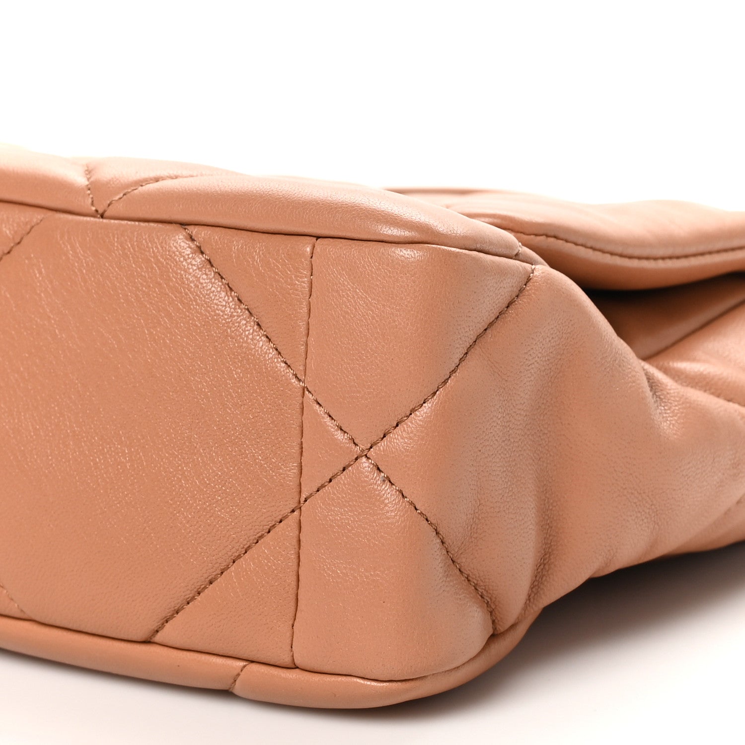 Chanel Lambskin Quilted Medium Chanel 19 Flap Brown 10 of 10