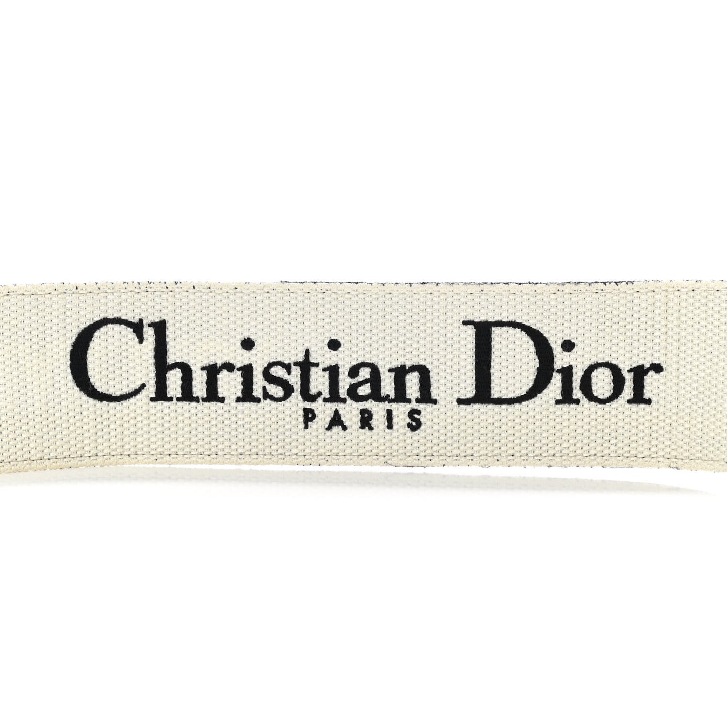 Canvas Embroidered Shoulder Strap Black Ultramatte