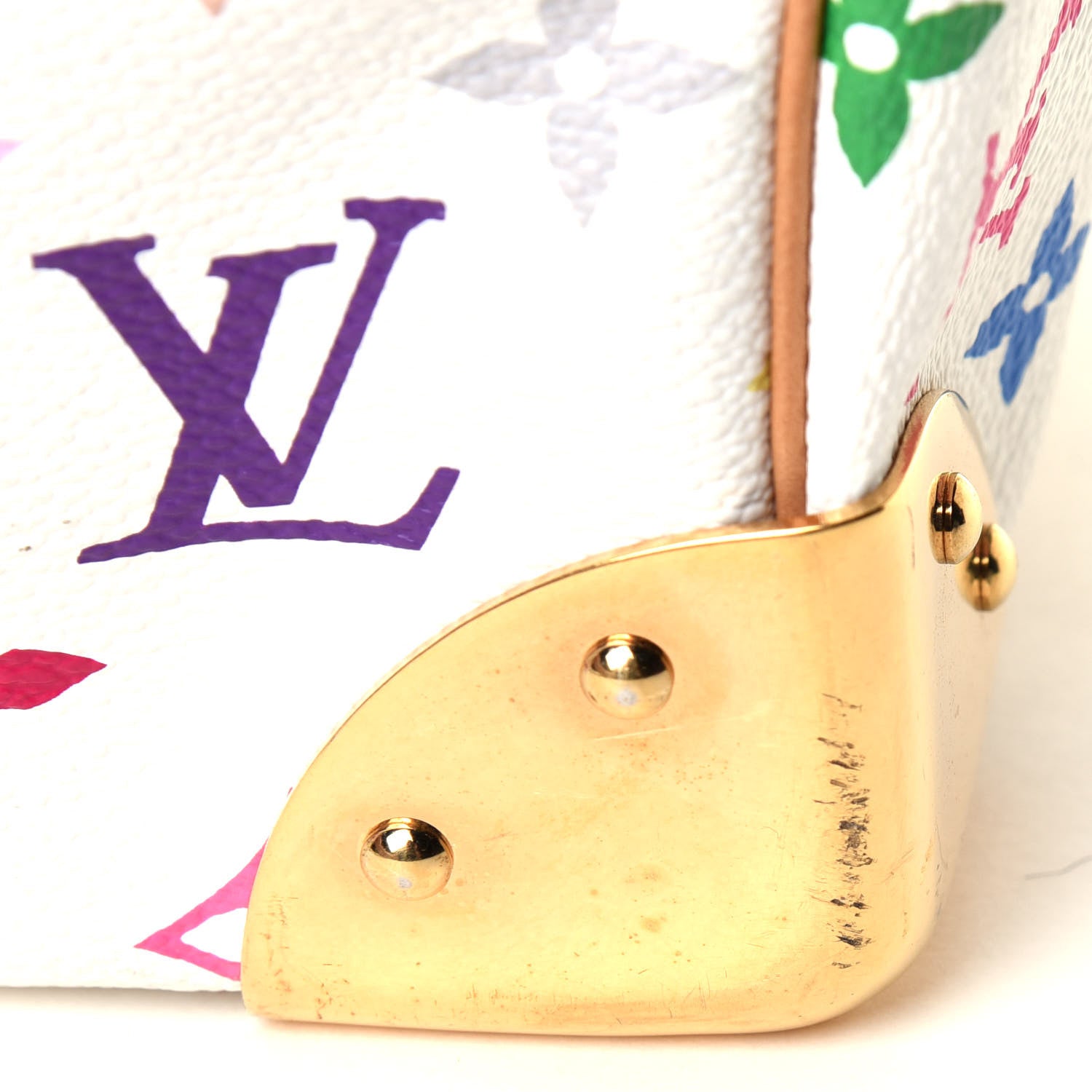 Louis Vuitton Monogram Multicolor Speedy 30 White 5 of 6