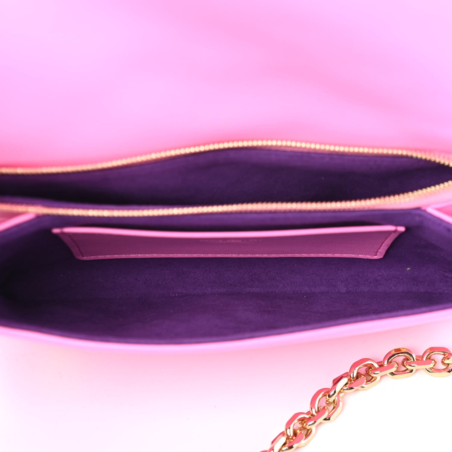 Louis Vuitton Lambskin Embossed Monogram Vuittamins Pochette Coussin Rose Violet 4 of 4