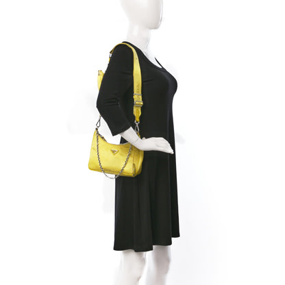 Prada Nylon Saffiano Re-Edition 2005 Shoulder Bag Ananas 2 of 19