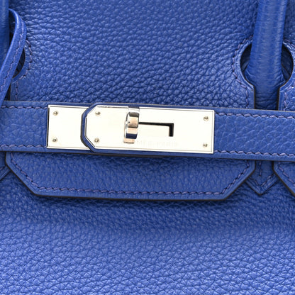 Hermes Togo Birkin 30 Bleu Electrique 8 of 10
