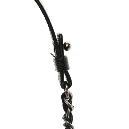 Chanel Crumpled Grained Calfskin Medium CC Crave Flap Black 11 of 12