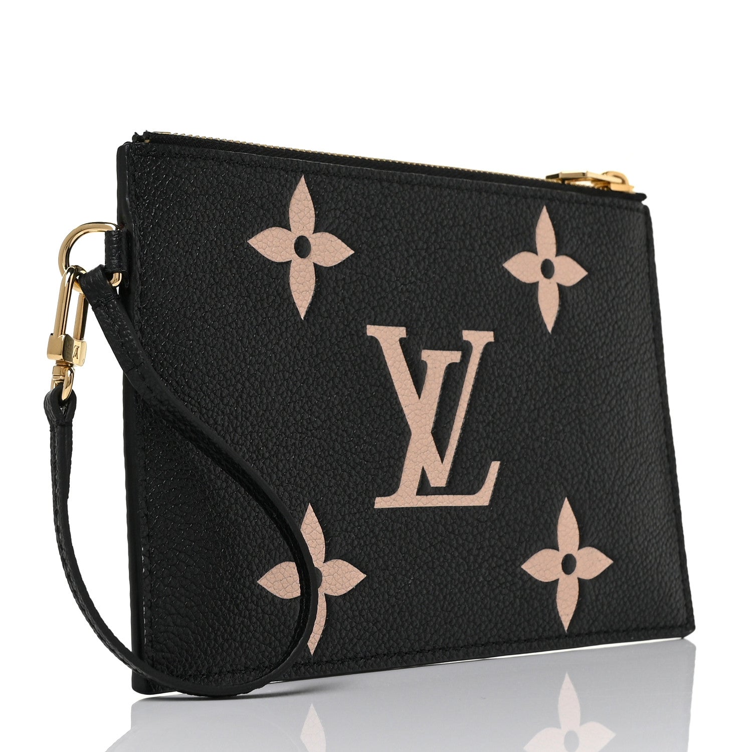 Louis Vuitton Empreinte Monogram Giant Neonoe MM Pochette Black Beige 3 of 8