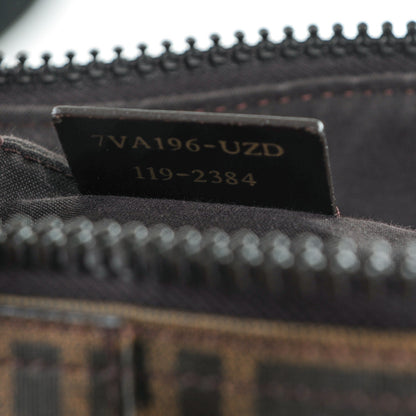 Fendi Zucca Spalmati Top Handle Tote Tobacco 7 of 8