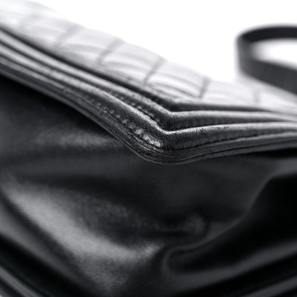 Chanel Lambskin Quilted Medium Boy Flap Black 11 of 16