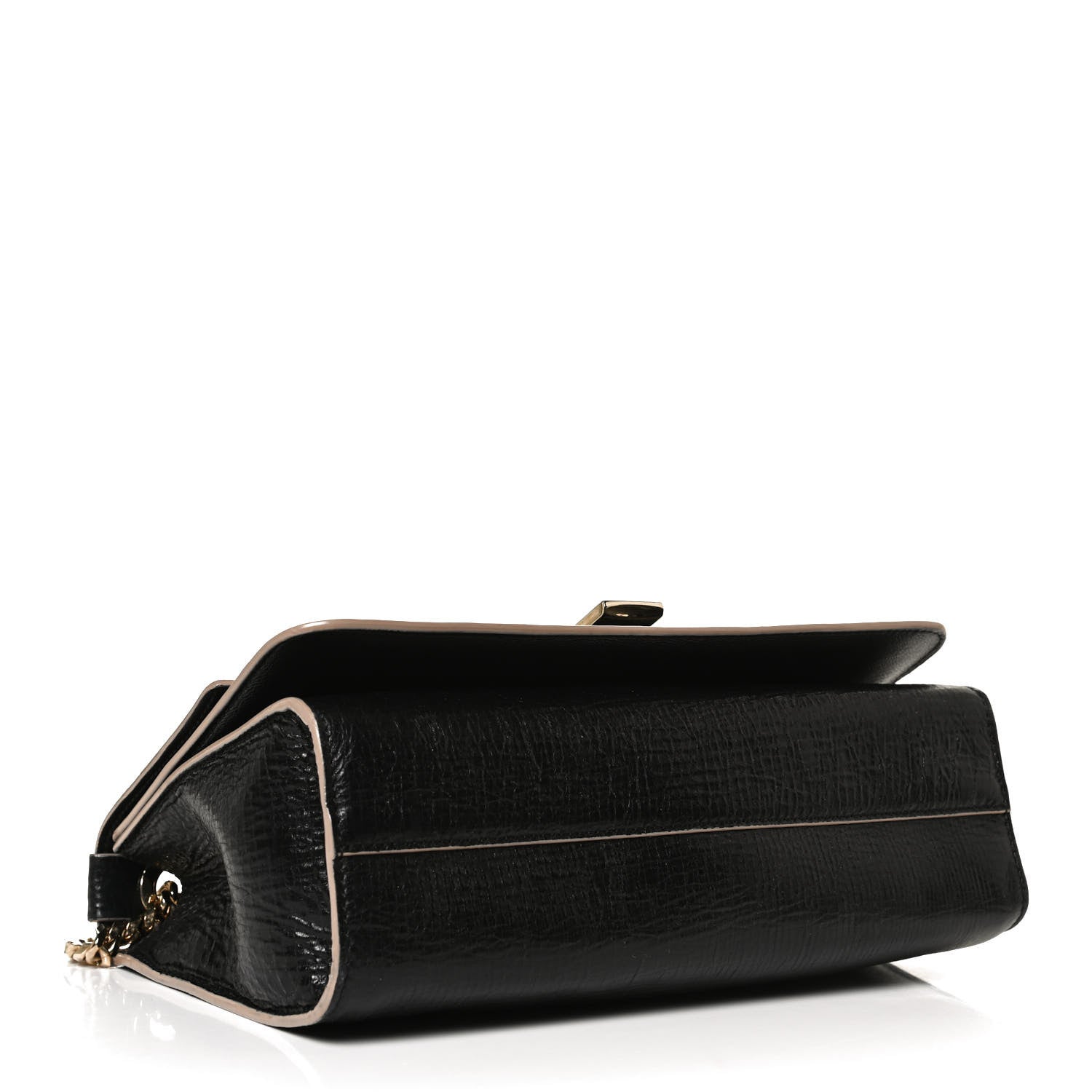 Jimmy Choo Washed Crinkled Calfskin Rebel Crossbody Bag Black 4 of 11