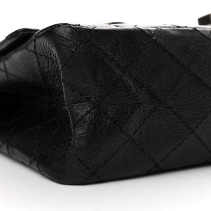 Chanel Aged Calfskin Lucky Charms 2.55 Reissue 225 Flap Black 9 of 13