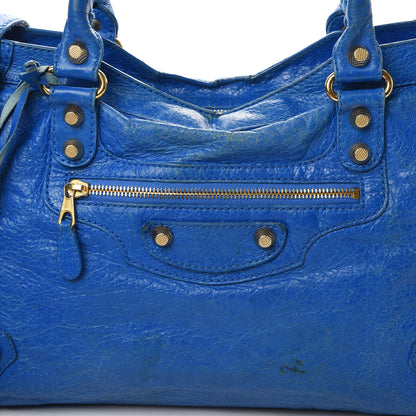 Balenciaga Agneau Giant 12 Gold Hardware City Bleu Lazuli 8 of 23