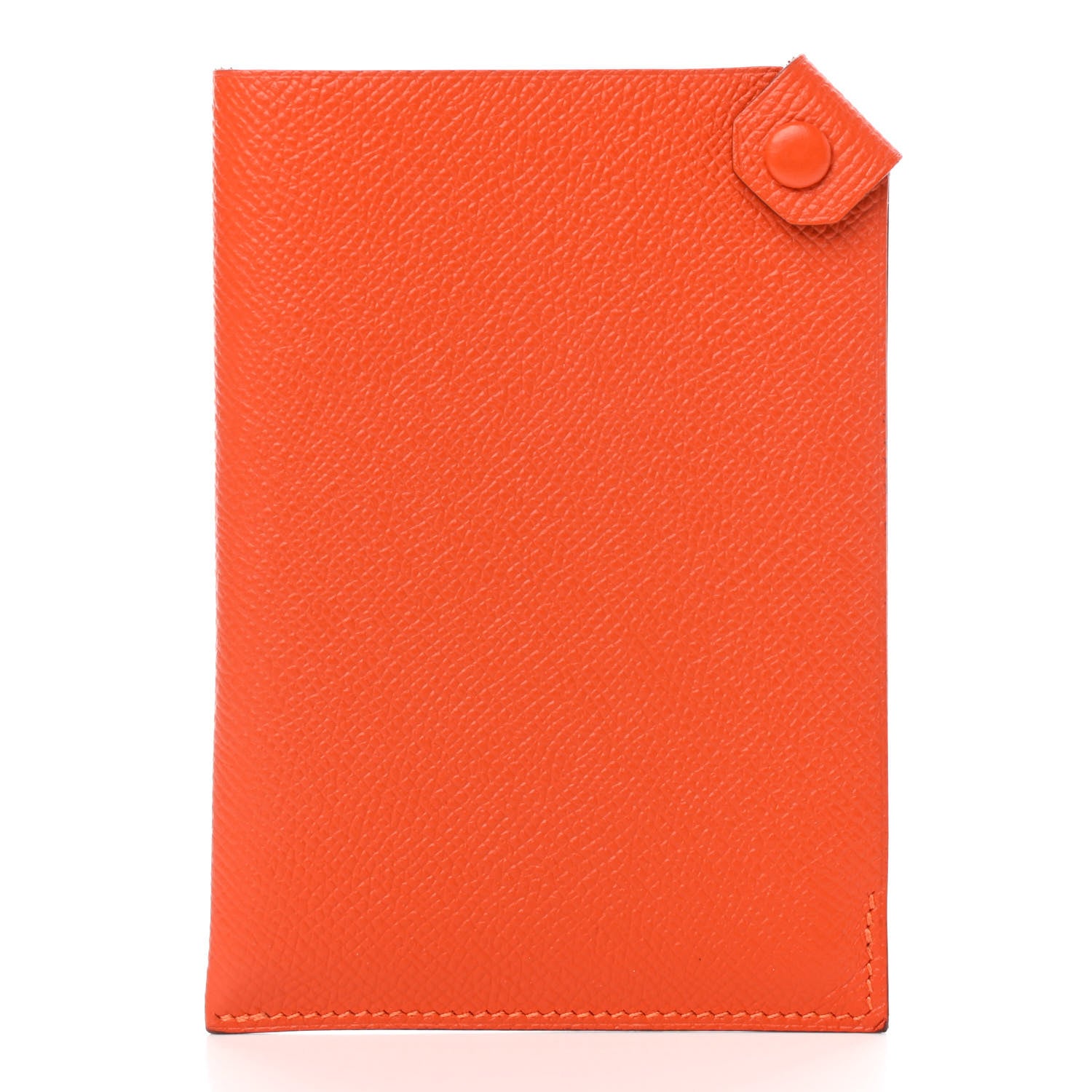 Hermes Epsom Tarmac PM Passport Holder Orange 1 of 7
