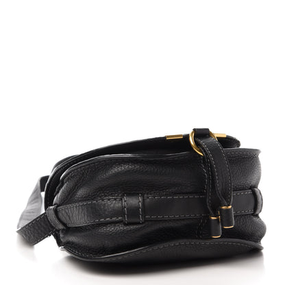 Chloe Calfskin Mini Marcie Round Crossbody Bag Black 4 of 11