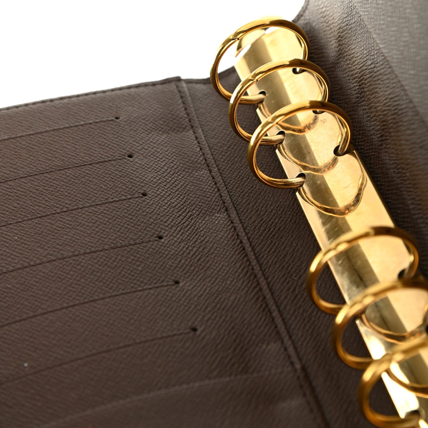 Damier Ebene Medium Ring Agenda Cover