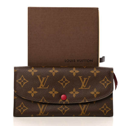 Louis Vuitton Monogram Emilie Wallet Fuchsia 7 of 7