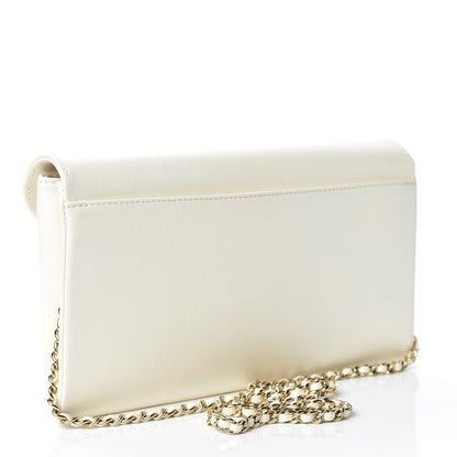 Chanel Iridescent Calfskin Smart Pocket Flap Bag White 3 of 11